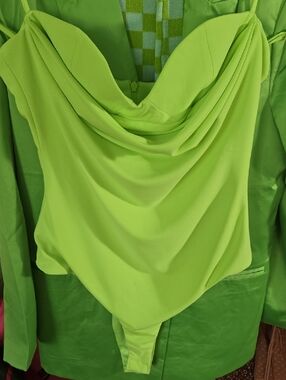 Zara Pastel Green Body Suit